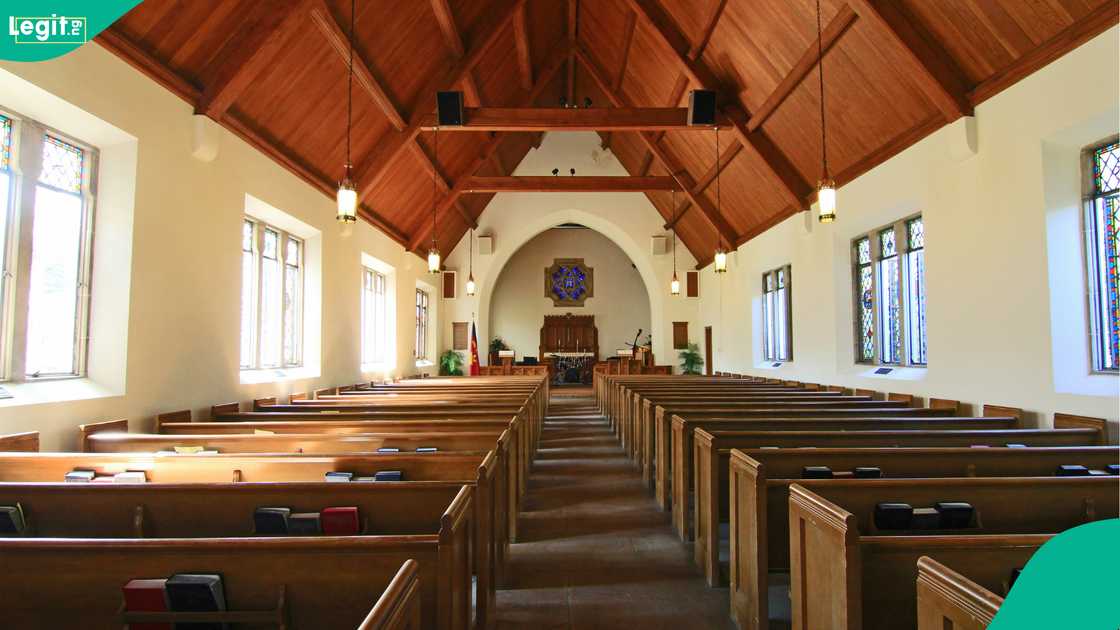 A Nigerian man, Ndubuisi Nicholas Ifedoro, trends as he shares a priest's reaction to co-wives' fight inside a church during the burial thanksgiving of their husband.