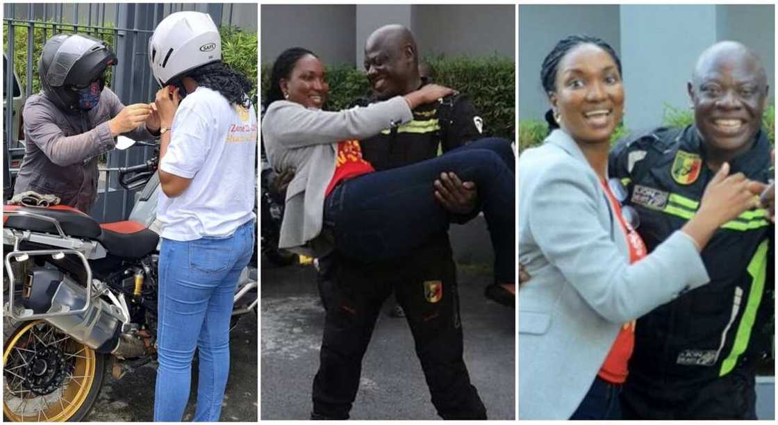 Eba Zenab and Kunle Adeyanju. Eba Zenab and Kunle Adeyanju.