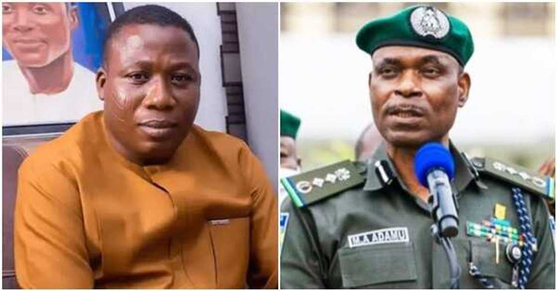 Sunday Igboho meets Oyo police commissioner Sunday Igboho meets Oyo police commissioner