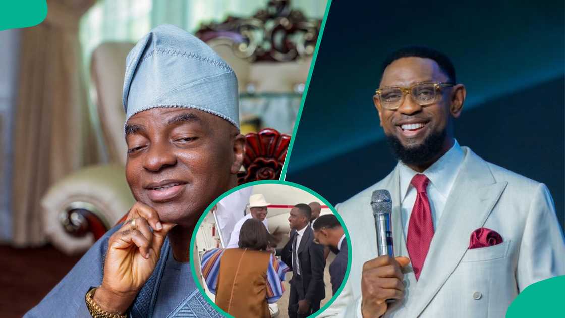 Biship Oyedepo and Pastor Bidoun Fatoyinbo meet in Warri Biship Oyedepo and Pastor Bidoun Fatoyinbo meet in Warri