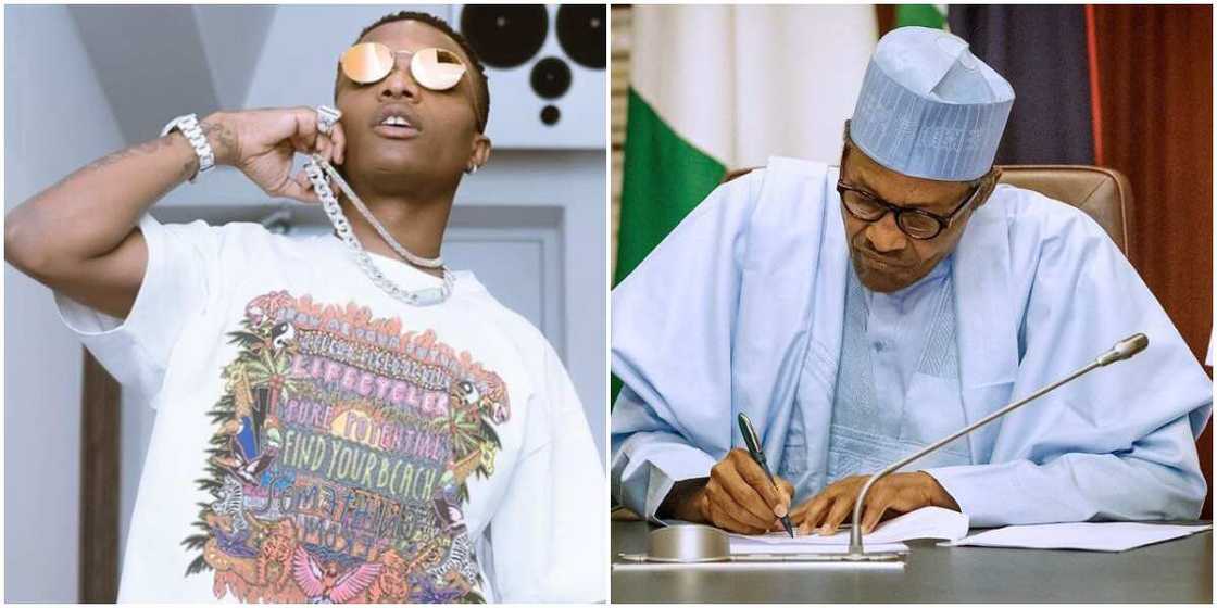 Donald Trump is not your business old man! Wizkid angrily tweets at President Buhari Donald Trump is not your business old man! Wizkid angrily tweets at President Buhari