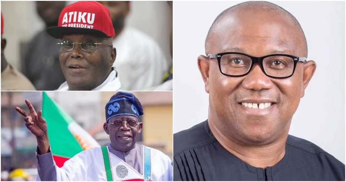 2023 presidential election, Peter Obi, Atiku Abubakar, Bola Tinubu, APC, PDP, Labour Party