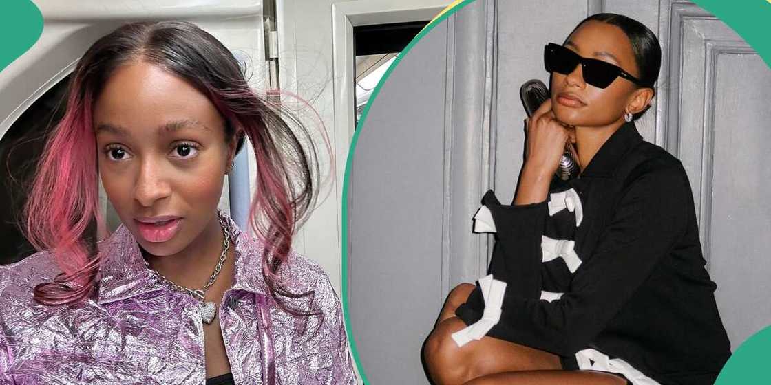 DJ Cuppy compares her fashion sense to Temi Otedola's own. DJ Cuppy compares her fashion sense to Temi Otedola's own.