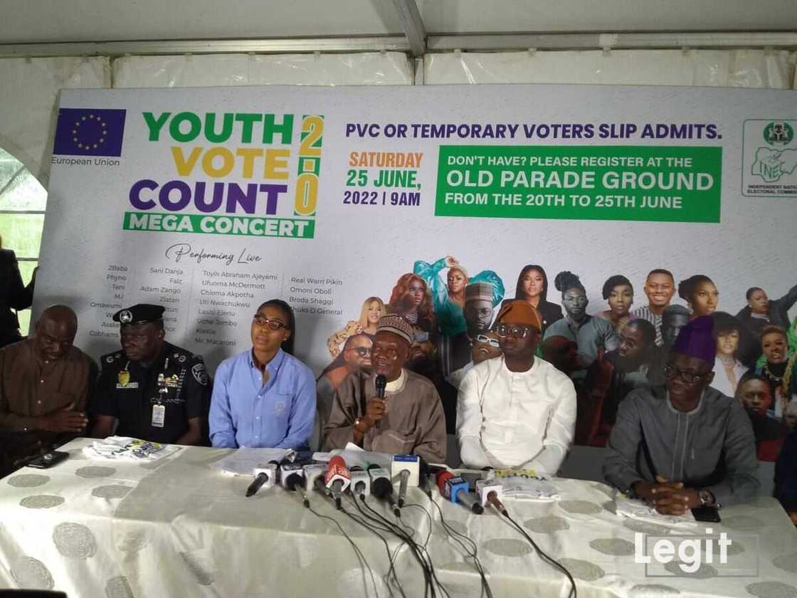 PVC, INEC, European Union, Mega Music Concert Abuja