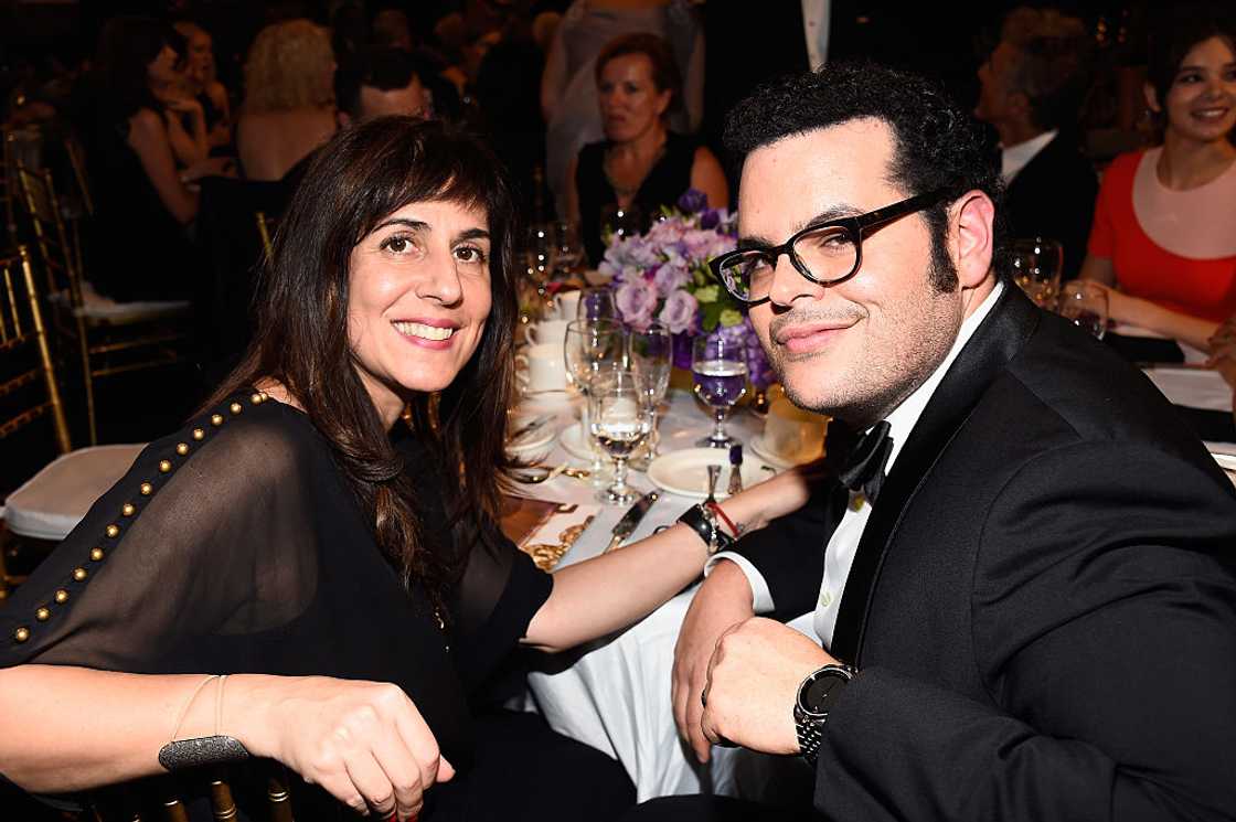 Producer Ida Darvish and actor Josh Gad