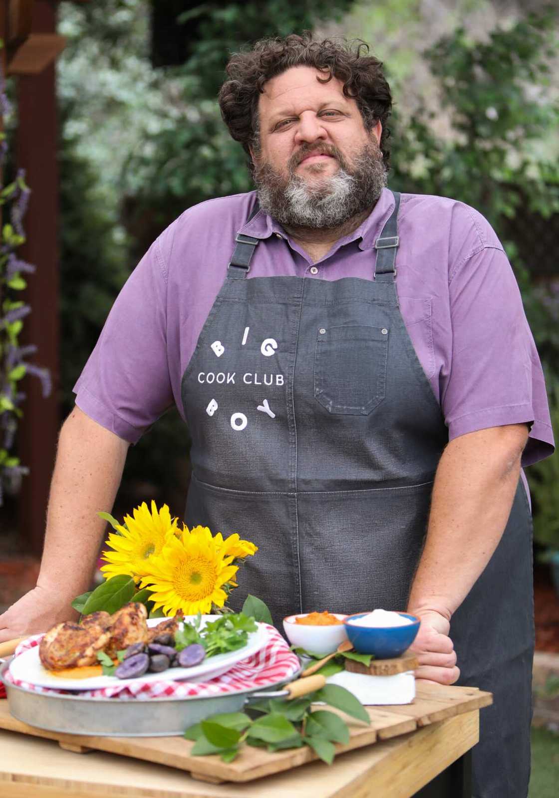 Chef/TV Personality Aaron May visits Hallmark Channel's Home & Family Chef/TV Personality Aaron May visits Hallmark Channel's Home & Family