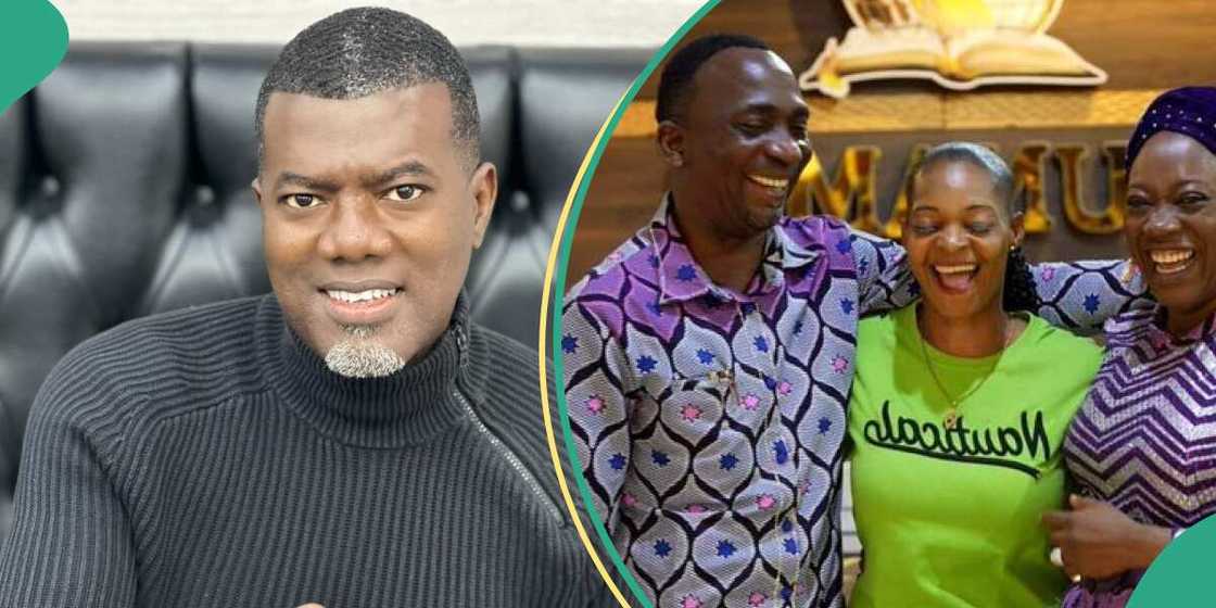 Reno Omokri commends Pastor Enenche for apologising to disgraced NOUN law graduate, Vera Anyim Reno Omokri commends Pastor Enenche for apologising to disgraced NOUN law graduate, Vera Anyim