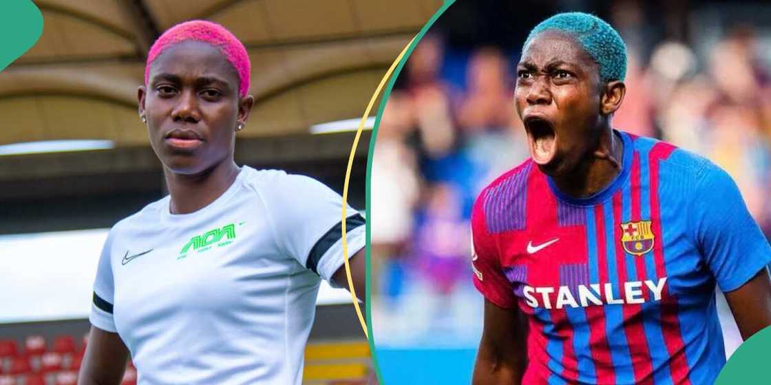 Asisat Oshoala shares her Valentine's Day experience