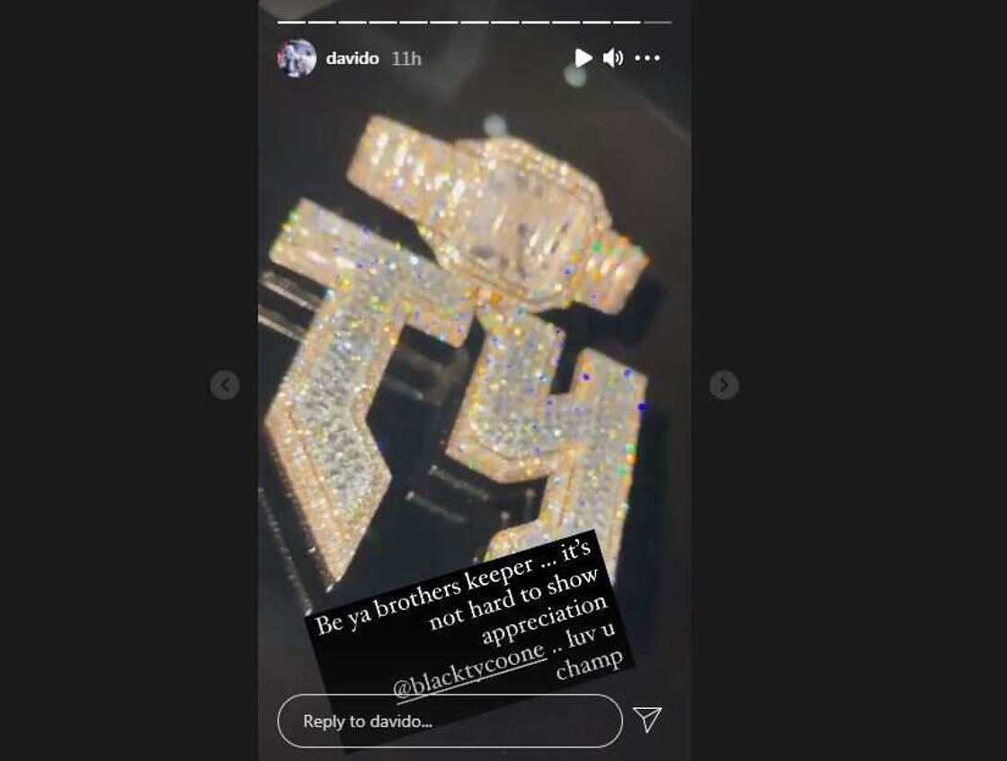 Brother’s Keeper: Davido Splashes Millions on ‘Blinding’ Customised Jewellery for Right Hand Man Black Tycoone Brother’s Keeper: Davido Splashes Millions on ‘Blinding’ Customised Jewellery for Right Hand Man Black Tycoone