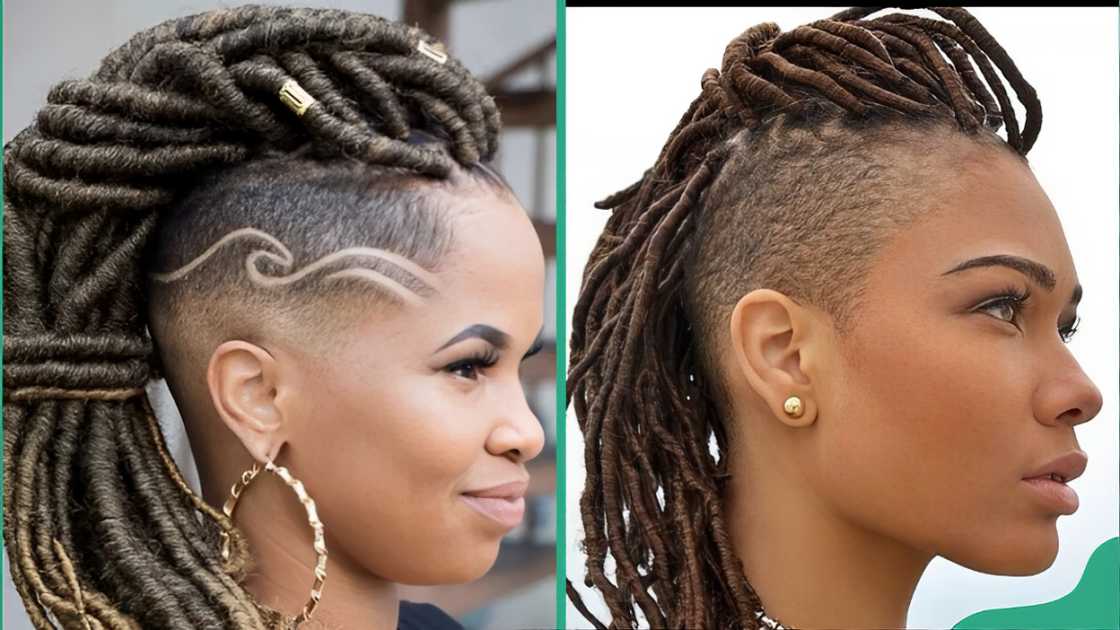 Mohawk with dreadlocks Mohawk with dreadlocks