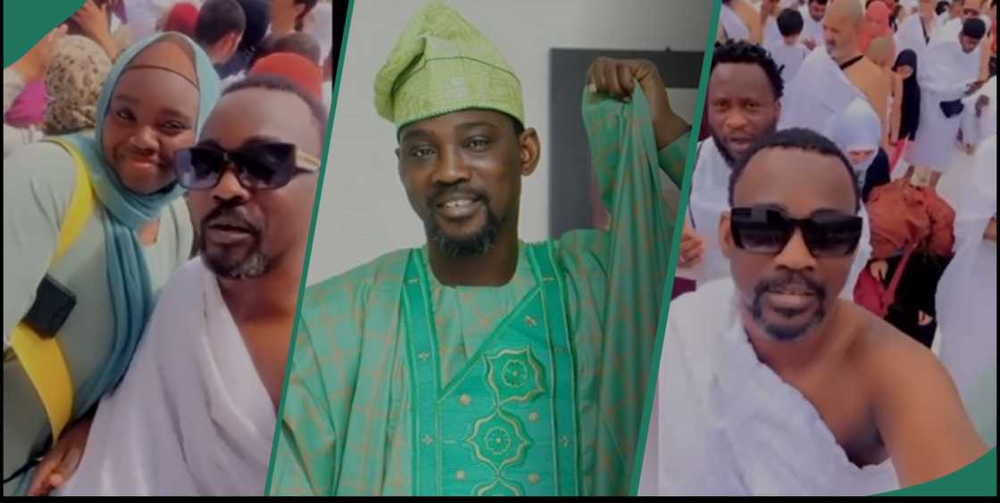 Pasuma and his daughter at Umrah 2024 in Mecca Pasuma and his daughter at Umrah 2024 in Mecca