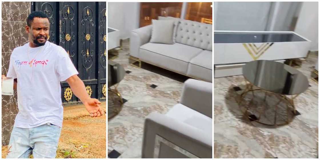 Nollywood actor Zubby Michael splashes N6.3 million on luxury furniture for his home Nollywood actor Zubby Michael splashes N6.3 million on luxury furniture for his home