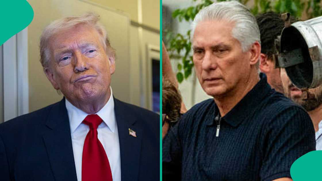 Shugaban kasar Cuba da Donald Trump