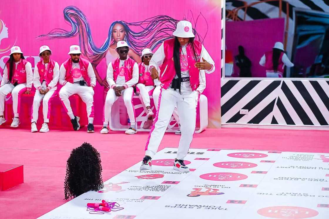 BBNaija S7: Lush Hair Sets the Record of the Longest Braids with Team Kinky Royale BBNaija S7: Lush Hair Sets the Record of the Longest Braids with Team Kinky Royale