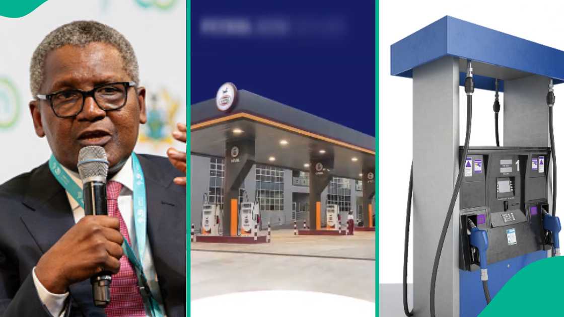 A Nigerian man has praised Dangote for reducing the cost of fuel. A Nigerian man has praised Dangote for reducing the cost of fuel.