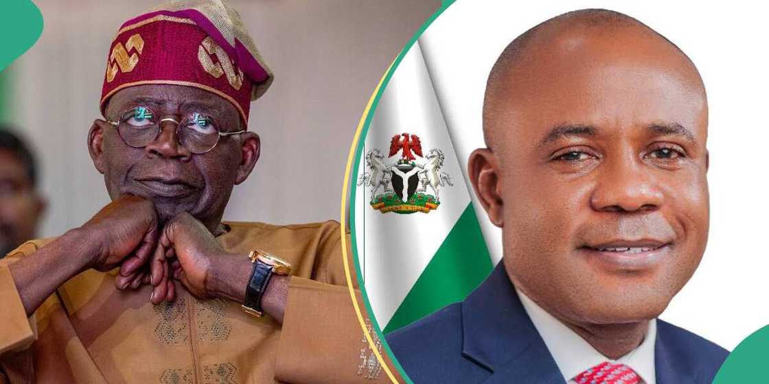 Tinubu in closed door meeting with Gov Mbah Tinubu in closed door meeting with Gov Mbah