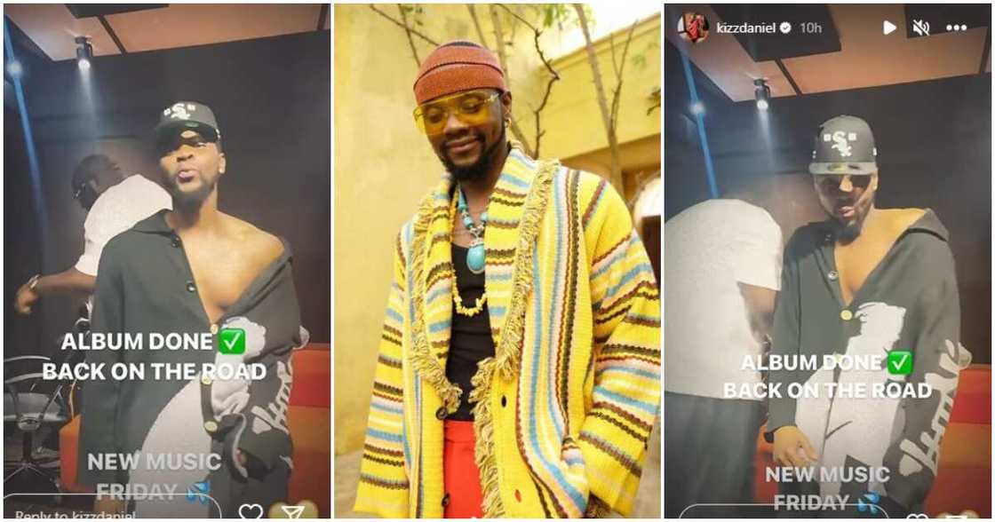 Photos of Kizz Daniel and DJ Big N