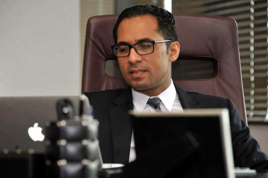 Tanzanian businessman Mohammed Dewji at his office in Dar es Salaam