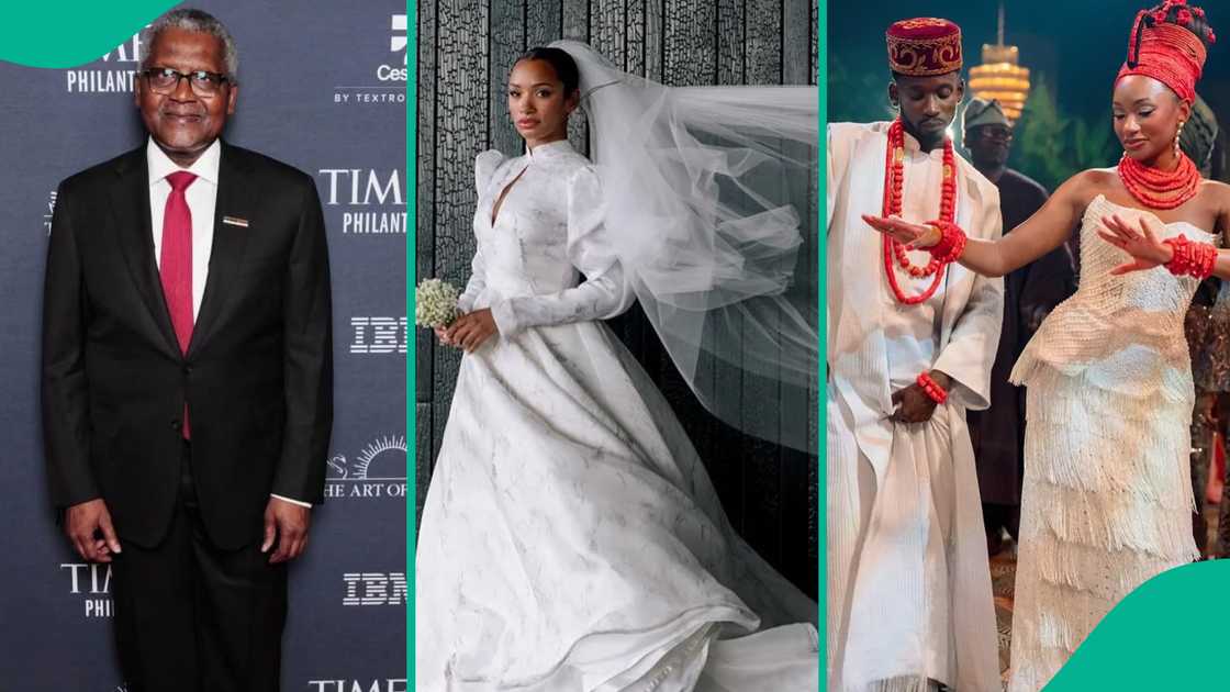 Dangote makes huge promise to Temi Otedola and Mr Eazi on their wedding. Dangote makes huge promise to Temi Otedola and Mr Eazi on their wedding.