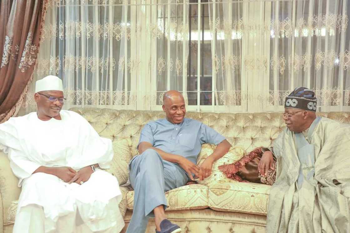 Bola Tinubu visits Amaechi Bola Tinubu visits Amaechi