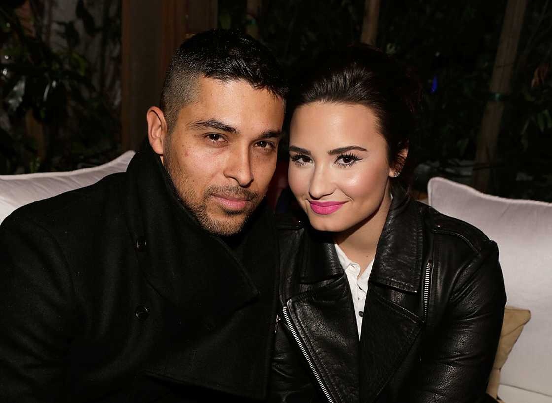Wilmer Valderrama and singer Demi Lovato in Los Angeles, California. Wilmer Valderrama and singer Demi Lovato in Los Angeles, California.