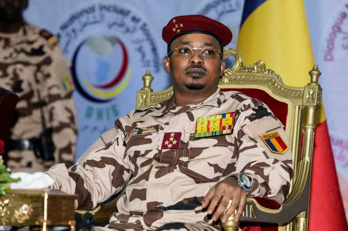 General Mahamat Idriss Deby Itno announced in October that he would stay in office during a two-year transition to elections General Mahamat Idriss Deby Itno announced in October that he would stay in office during a two-year transition to elections