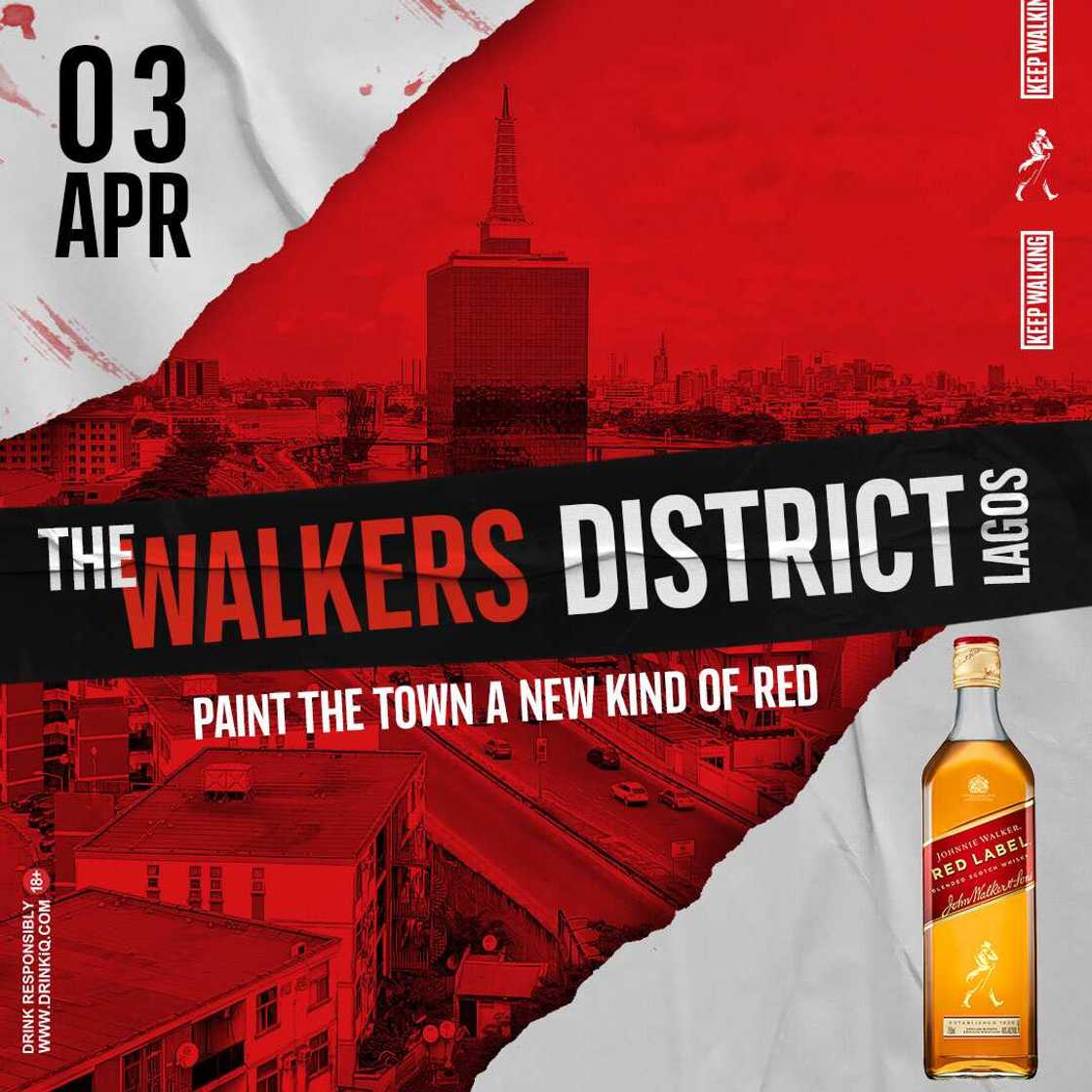 Johnnie Walker Set to Paint Lagos a Different Type of Red with its Walkers District Party Johnnie Walker Set to Paint Lagos a Different Type of Red with its Walkers District Party