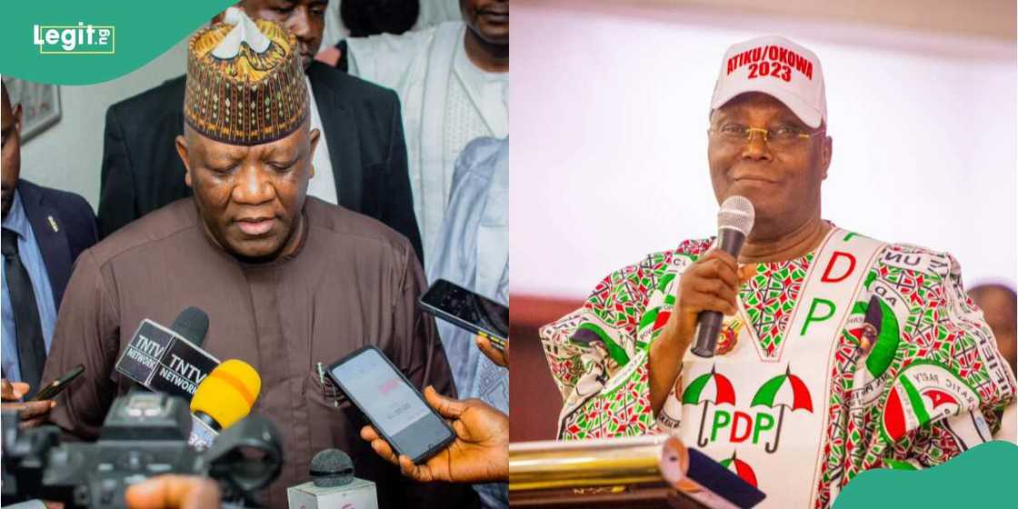 Sanata Yari ya yi martani kan jita-jitar cewa su na hadaka da Atiku domin kafa sabuwar jam'iyya Sanata Yari ya yi martani kan jita-jitar cewa su na hadaka da Atiku domin kafa sabuwar jam'iyya