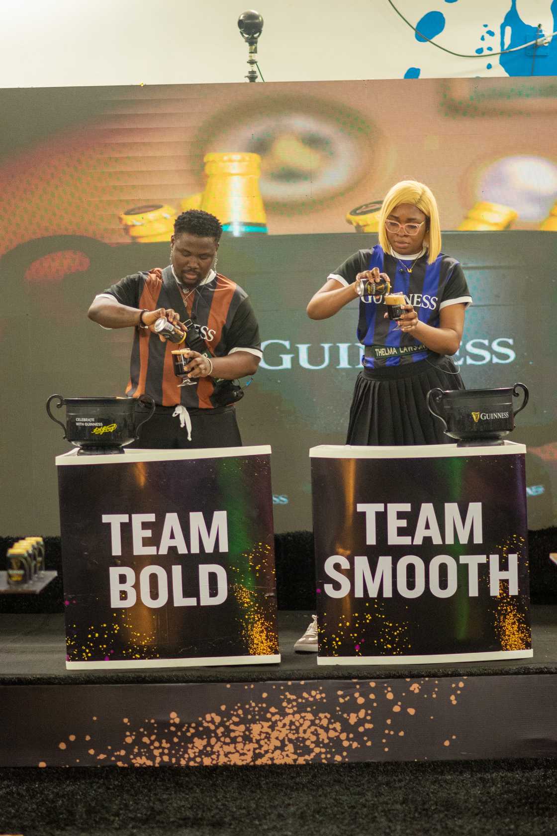 Gold Sponsor Guinness Delivers Exciting Can Task as Team Bold Wins Big