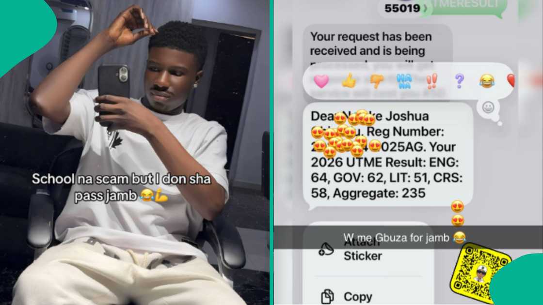 Reactions as arts student posts his 2026 UTME result, says school is scam Reactions as arts student posts his 2026 UTME result, says school is scam