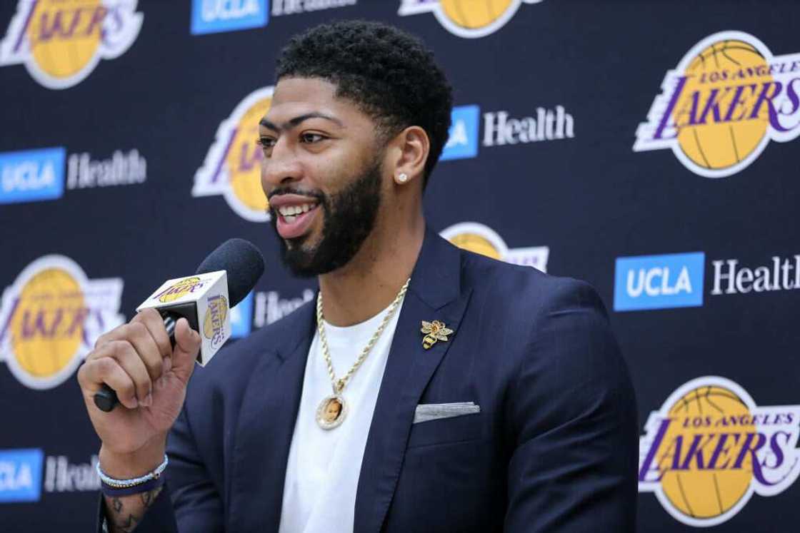 Anthony Davis at UCLA Health Training Center in El Segundo, CA.