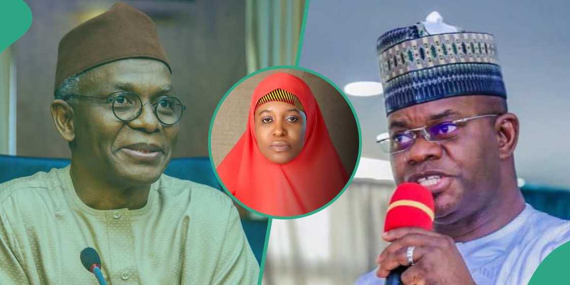 Aisha Yesufu ta yi shaguɓe ga El-Rufai da Yahaya Bello Aisha Yesufu ta yi shaguɓe ga El-Rufai da Yahaya Bello
