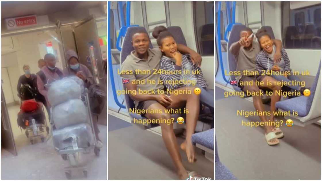 Nigerians in the UK/better opportunities abroad.