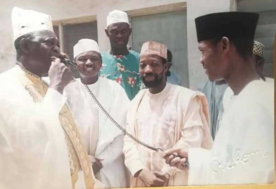 Shehu and Abiola during his 1993 presidential campaign Shehu and Abiola during his 1993 presidential campaign