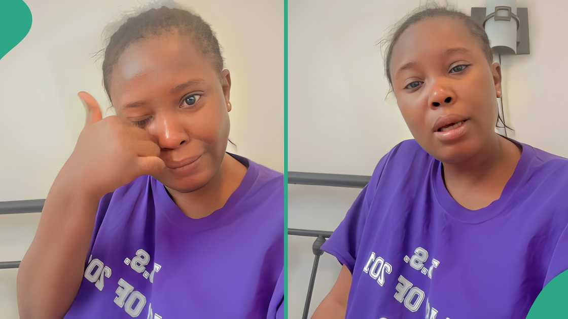 Video shows Nigerian lady who moved to Canada shedding tears over being tired