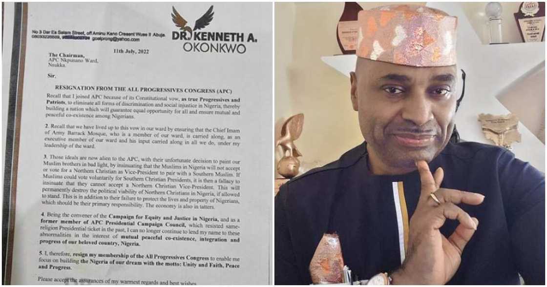 Nollywood actor Kenneth Okonkwo and his resignation letter Nollywood actor Kenneth Okonkwo and his resignation letter