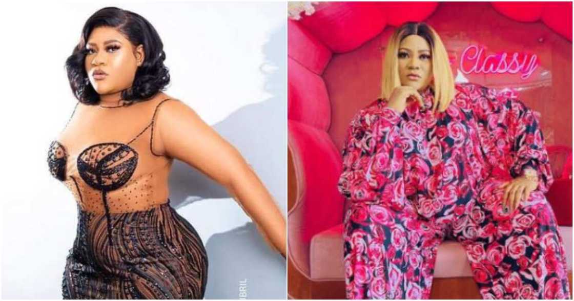 Nkechi Blessing exposes fan Nkechi Blessing exposes fan