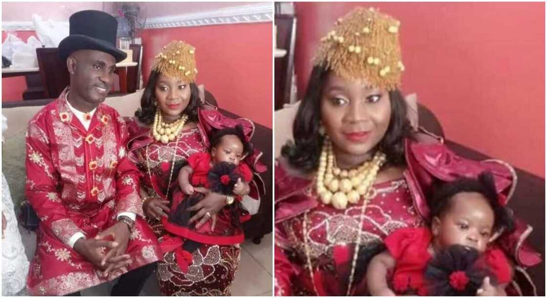 Nigerian couple welcomes first child after 16-years of marriage Nigerian couple welcomes first child after 16-years of marriage