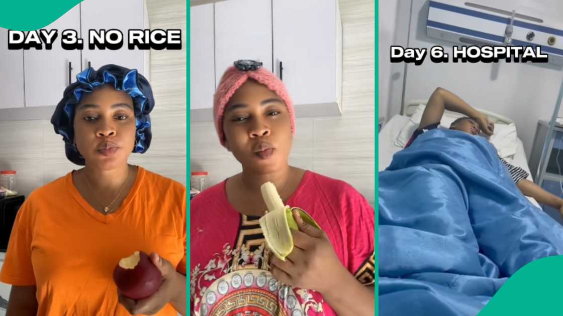 Lady shares what happened after going days without eating rice. Lady shares what happened after going days without eating rice.