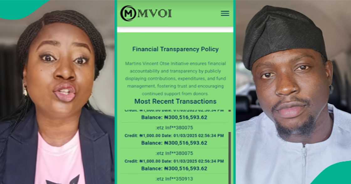 Banker shares the unsettling discovery she made after checking VeryDarkMan's NGO website.