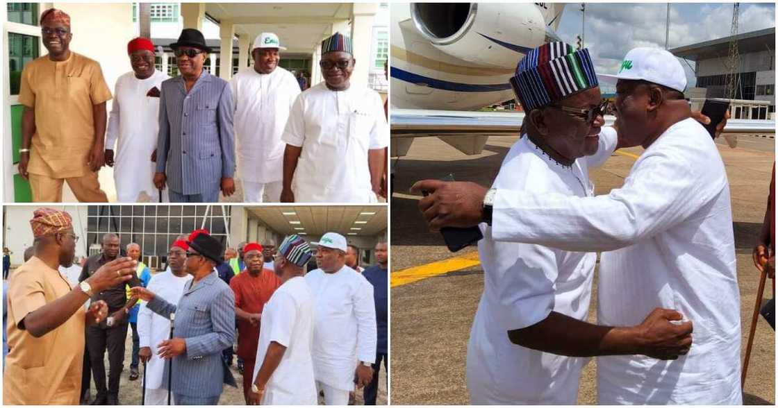 Samuel Ortom, Nyesom Wike, Ifeanyi Ugwuanyi, Seyi Makinde, and Okezie Ikpeazu, PDP, Iyorchia Ayu Samuel Ortom, Nyesom Wike, Ifeanyi Ugwuanyi, Seyi Makinde, and Okezie Ikpeazu, PDP, Iyorchia Ayu