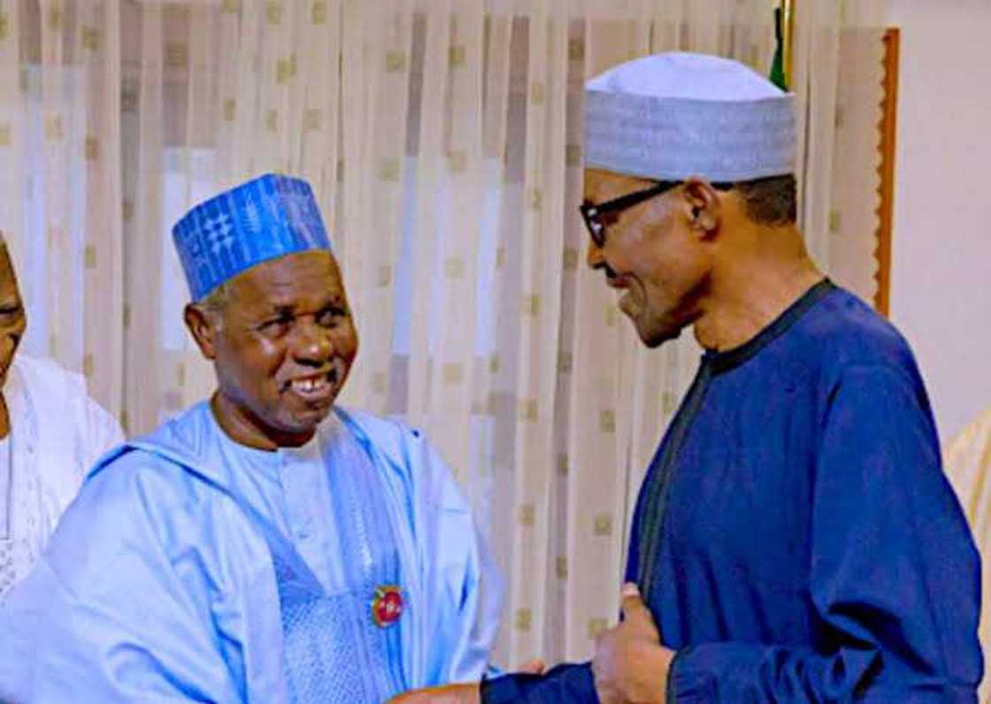 Masari commends Buhari’s administration. Masari commends Buhari’s administration.