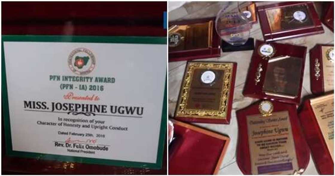 Nigerians donate over N1.4m to support airport cleaner Josephine Ugwu who returned millions Nigerians donate over N1.4m to support airport cleaner Josephine Ugwu who returned millions