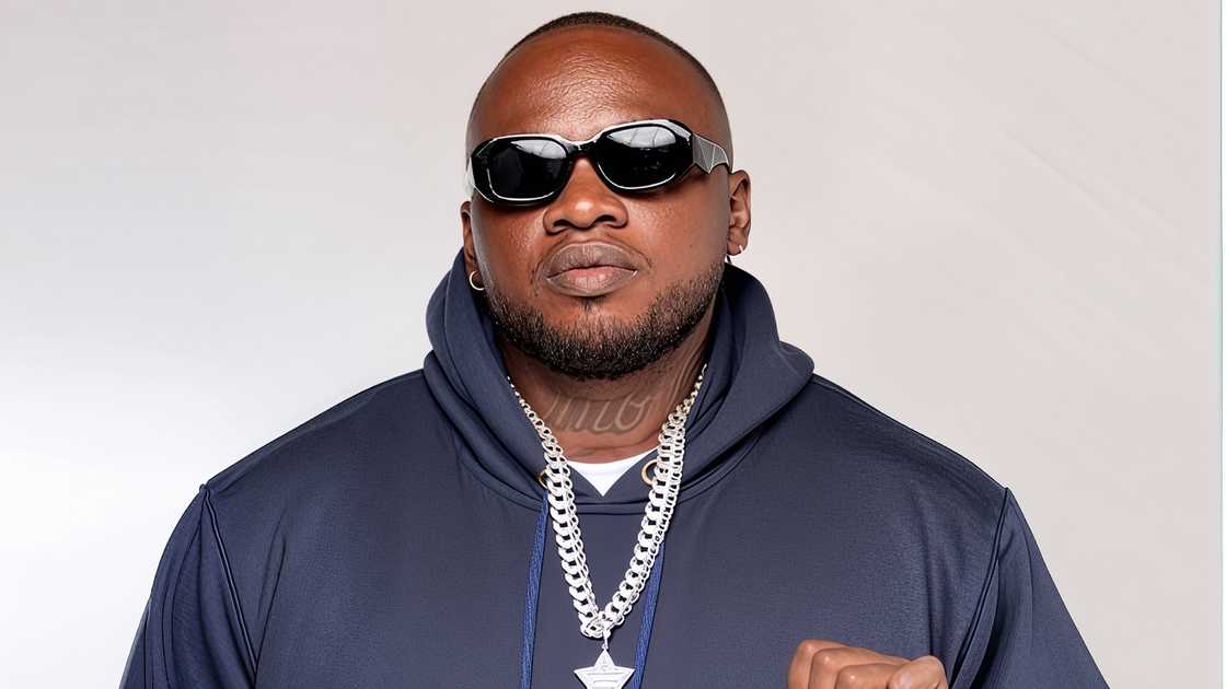 Khaligraph Jones poses against a white background Khaligraph Jones poses against a white background
