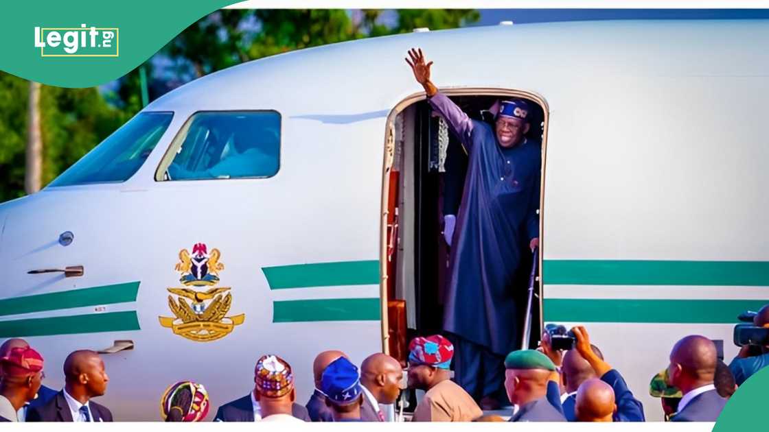 Tinubu returns from official trip to France