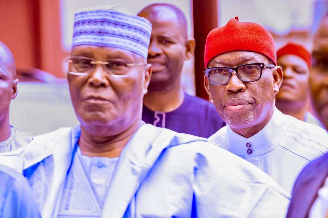 Atiku Abubakar, Governor Ifeanyi Okowa, 2023 election, PDP Atiku Abubakar, Governor Ifeanyi Okowa, 2023 election, PDP