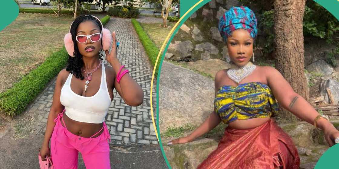 BBNaija Tacha in different outfits BBNaija Tacha in different outfits