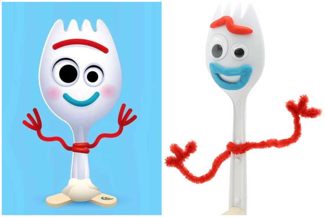 Forky displaying different gestures Forky displaying different gestures