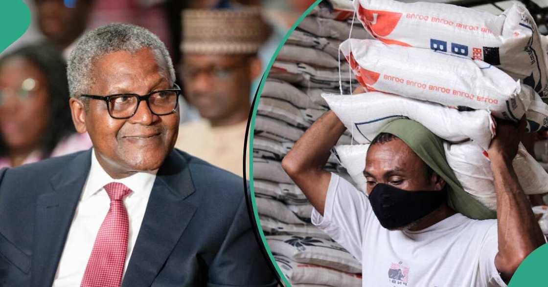 Dangote begins distribution of one million bags of rice Dangote begins distribution of one million bags of rice