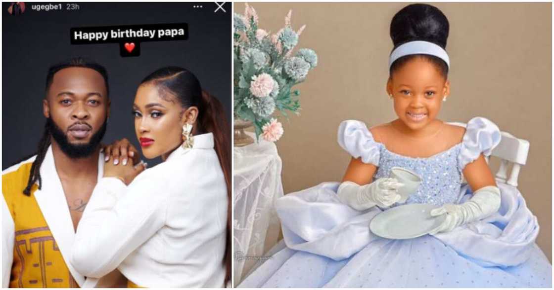 Sandra Okagbue celebrates Flavour and their daughter as they mark birthday on same day. Sandra Okagbue celebrates Flavour and their daughter as they mark birthday on same day.